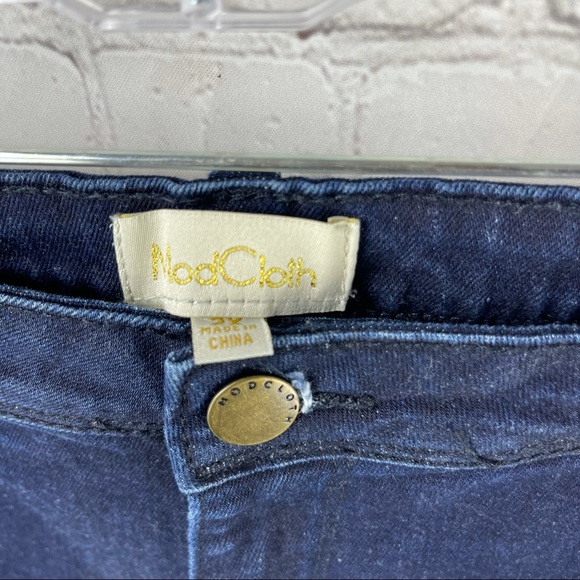 ModCloth Dark Wash Skinny Jeans - Picture 3 of 6